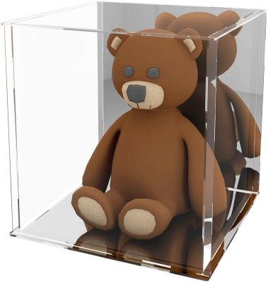 China Clear Acrylic Collectible Acrylic Box Display Case Figurine Case Figure Display Case for sale