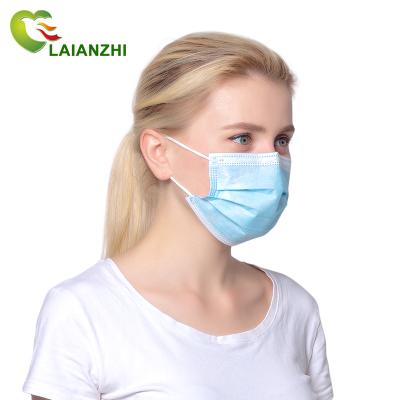 China Best Selling Nonwoven Medical Earloop Wholesale 3Ply Face Mask Nonwoven Medical Masks for sale