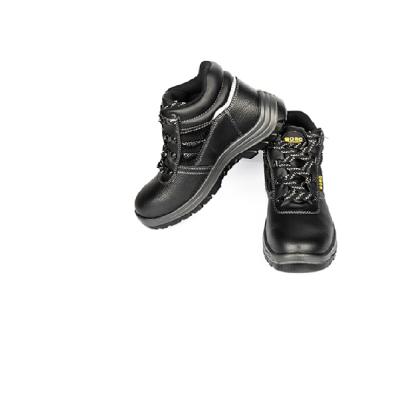 China Litchi Embossed Skin Manufacturers Brand Working Boots Anti Slip Industrial Piercing Safety Shoes for sale