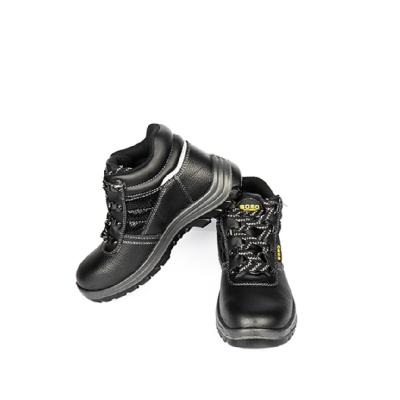 China Super Skin Good Prices Lychee Embossed Insulation Anti Piercing Acid Resistant Waterproof Working Waterproof Safety Shoes for sale