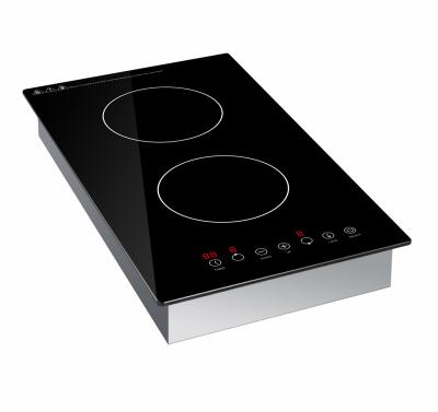 China European Car ODM Manufacturer CE and SAA Induction Cooker Ceramic Double Vertical Cooktop Heating Element for sale