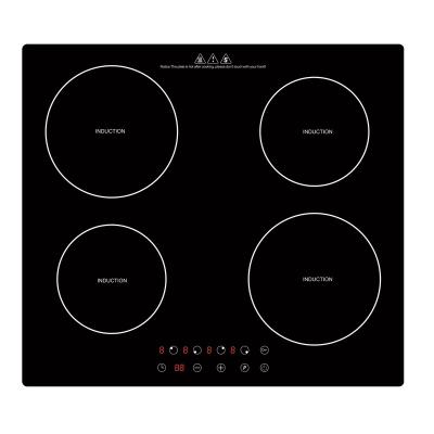 China Power Saving+Eco-Friendly 7000W Heating Induction Cooker Cooking Electric Stovetop Burner, 9-level 4 Power Control Plate Induction Cooktop for sale