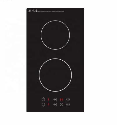 China 2 car burner built in electric hob induction cooktops for sale