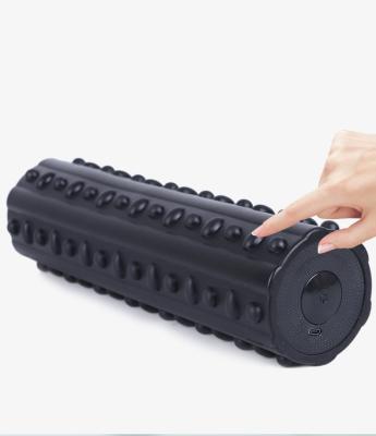 China 2021 New Style Waterproof Yoga Massage Column 5 Speed ​​High Intensity Vibrating Foam Roller for sale