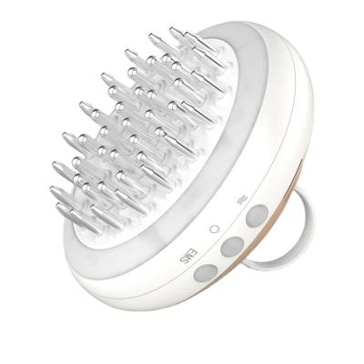 China Waterproof Infrared Electric Hair Care Comb Hair Growth Brush EMS Vibration Massager Anti Loose Product for sale