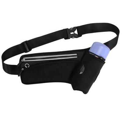 China 100% Eco-friendly Unisex Lightweight Thin Belt Bag Outdoor Recycling Running Waist Belt Sports Bags for sale