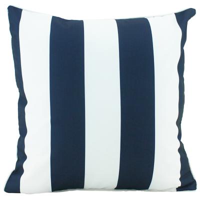 China Nicolai Navy Blue Mikaela Striped Outdoor Wearable Black OEM and Customized Custom Pillow Case Solid Color Cushion Cover for sale