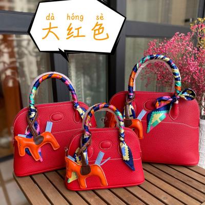 China Other Brand Design Togo Cowhide Single Shoulder Bag Lychee Classic Printing Real Leather Luxury Handbag Soft Bag Tote Bag for sale