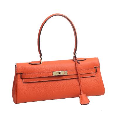 China Fashion Women Long Handle Strap Shoulder Messenger Bag Leather Classic Handbags for sale