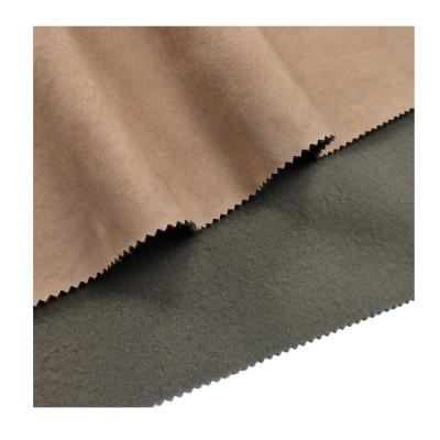 China 100 Chocolate Polyester Glitter Suede Fabric Sofa Cover Furniture Upholstery Waterproof Home Textile Heavy Synthetic Couch Fabrics for sale