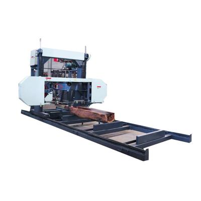 China Horizontal portable horizontal sawmill band saw blade welding machine china band sawmill MJ1300E high rigidity for sale