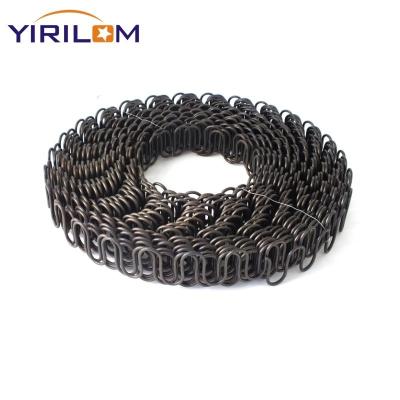 China Customized Black No-Sag Spring 3.8MM Wire Diameter Sofa Zigzag Springs for sale