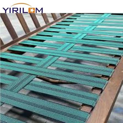 China Sofa Making Material Manufacture Sofa Webbing Green Elastic Sofa Ribbon Belt Sofa Materials for sale