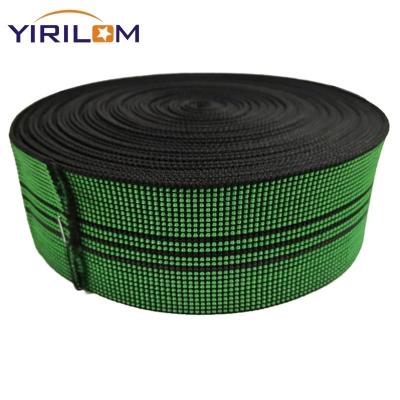 China Upholstery Webbing Straps Sofa Chair Seat Furniture Webbing Elastic Rubber Polypropylene Webbing à venda