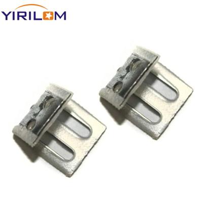 China Sofa Hardware Accessories 4 5 Hole Silver Zigzag Spring Clips Spring Clip for sale