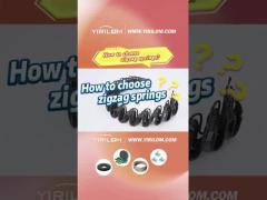 Customized 3.8mm Upholstery Functional Rolling Sofa Zigzag Spring for Upholstery Cushion Production