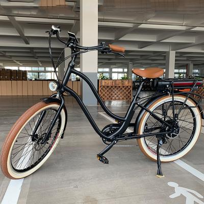 China Electric City E-bike City Bike Urban E Bike For Man With Back Rack Battery for sale