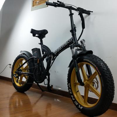 China Folding Ebike En15194 Approved Beach Cruiser Folding Fat Tire Electric Bike for sale