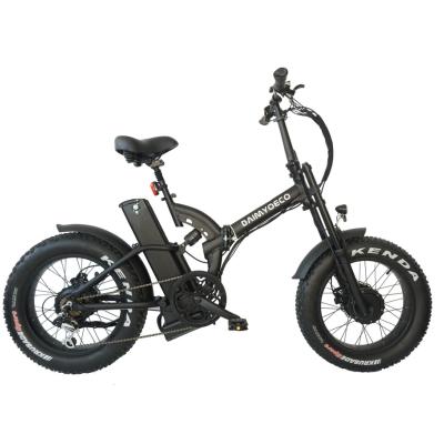 China Modern Big Tire Warehouse Aluminum Alloy Simplicity Foldable Electric Bicycle for sale