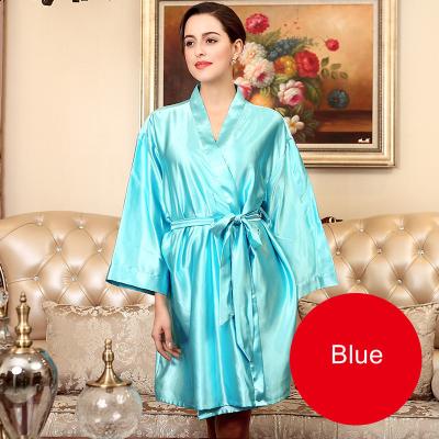 China Beautiful Sexy QUICK DRY Satin Long Robes Women Onesie Pajama Rompers Sleep Wear Bridesmaid Gifts for sale