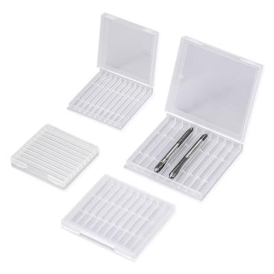 China Recycled Materials PP Carbide HSS Twist Drill Tube Plastic Packing Box For GRP Drill Bits Twisting Drill Packing Case Tool Box for sale