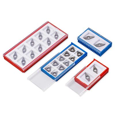 China Recycled Materials perfectClassic Design Serrated Carbide Insert Plastic Packaging Box For CNC Cutting Tool for sale