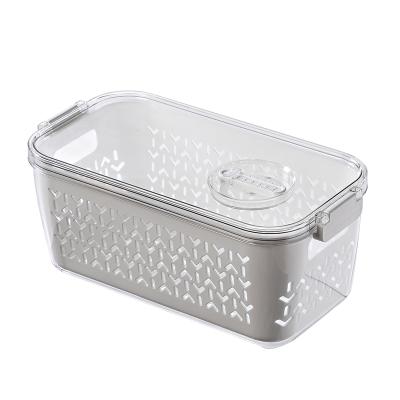 China Sustainable Custom Height Color Freezer Portable Plastic Storage Container Box With Lid for sale