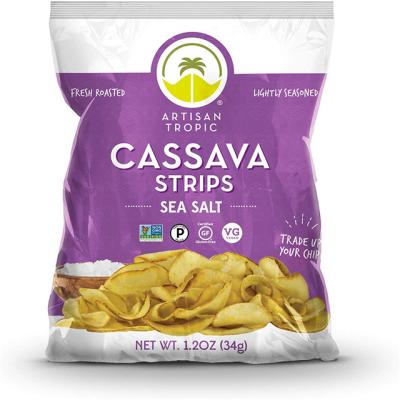 China Recyclable Food Bags Aluminum Foil Bag Cassava Chips Packaging Chips Bags for sale