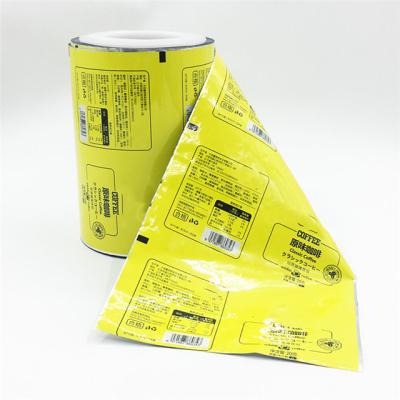 China Custom Logo Food Packaging Plastic Auto Wrap Moisture Proof Film Roll For Coffee for sale