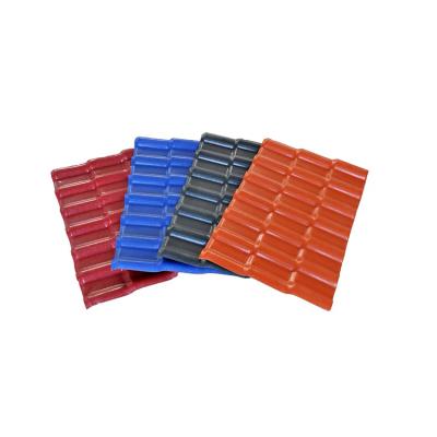 China American Asa Solar Photovoltaic Plastic Pvc High Quality Lightweight Cavity Roof Tile for sale