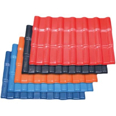 China Contemporary factory wholesale plastic sheet upvc roof tile heat insulation pvc covering roof tile for sale