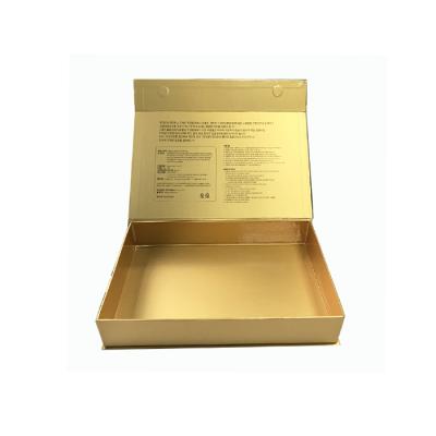 China TOSUN Eye Mask Packaging Box Recyclable Gold Cosmetic Face Mask Skin Care Packaging Paper Boxes for sale