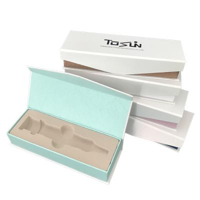 China TOSUN Recyclable Paper Box Book Shaped Facial Lotion Skin Care Cosmetics Rigid Packaging Boxes for sale