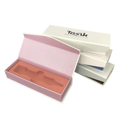 China TOSUN Recyclable Book Shaped Magnetic Paper Box Hand Lotion Packaging Skin Care Lighting Boxes for sale