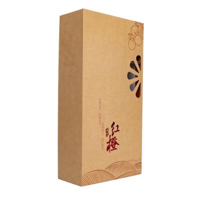 China TOSUN OEM Food Paper Box Biodegradable Custom Fruit Packing Orange Apple Pear Packaging Lid And Base Boxes for sale