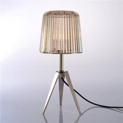 China Professional crystal outlet reading lamp table lamp bedside lamp for hotel, home and living room for sale