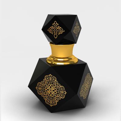 China Middle East Hot Sale Black Crystal Decorative Fancy Perfume Bottle For Home Decoration for sale