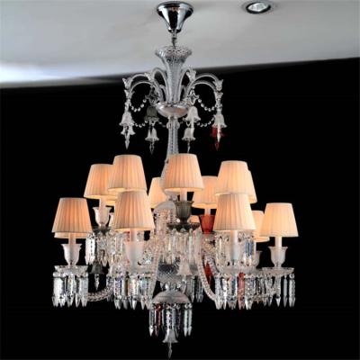 China High qually custom beautiful outlet contemporary crystal chandelier for hotel lobby decor for sale