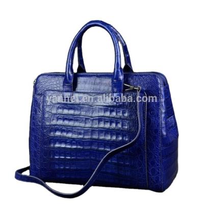 China Lady Real Crocodile Tote Bag With Exotic Long Strap Handbags Women's Leather Purse for sale