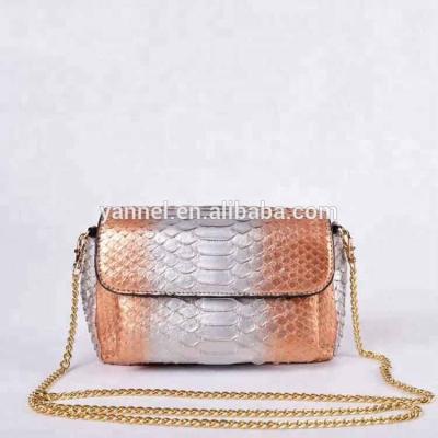 China High quality bags summer mini body chain python cross bags cross body bags real leather for sale