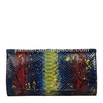 China Oversized Clutch Bag Lady Python Clutch Bag Python Leather Bag for sale