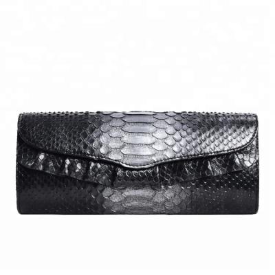 China Luxury Clutch Bag Dress Python Leather Women Python Ruffles Evening Handbags for sale