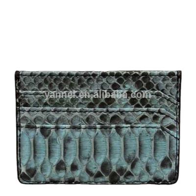 China Genuine Leather Credit Card Holder Credit Card Holder Python Name Card Holder Leather Card Case Credit Card Holder for sale