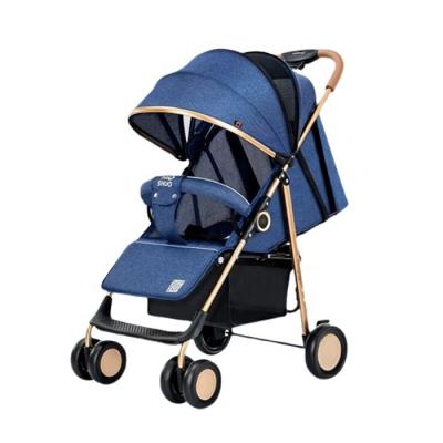 China 110~175 degree muti-position recline a quick cotton and button fold steel frame murah fabric solid and strong lightweight baby walker for sale