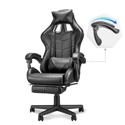 China Other Cheap Gaming Chair Customize Multicolor Optional Gaming Chair With Adjustable Roller Backrest for sale