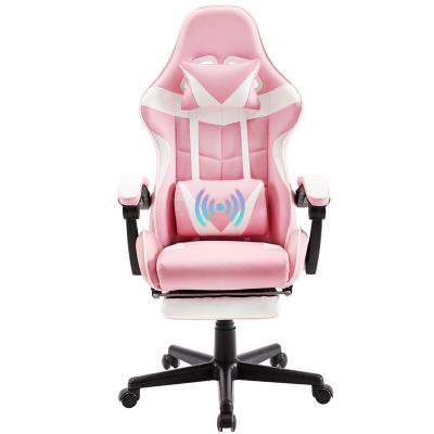 China Other High Quality Pink Custom Gaming Chair Wheel Swivel Seat Gaming Computer Racing PC Gaming Chair for sale