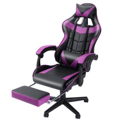 China Other Factory Hot Selling RGB Leather Pillow Led Computer Silla Gamer Packing Office Gaming Chair for sale