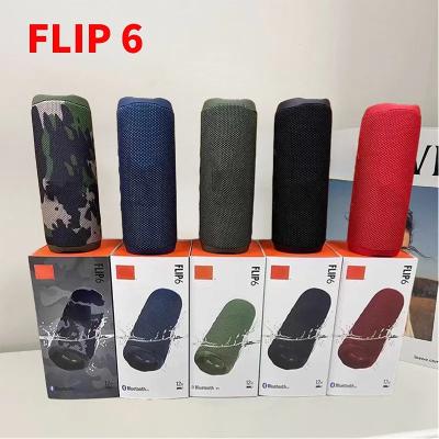 China Plastic 2023 Top selling Fip6 Speakers Outdoor Sports Waterproof Portable Subwoofer Wireless BT 5.0 Speaker with TF USB FM AUX Flip 6 for sale