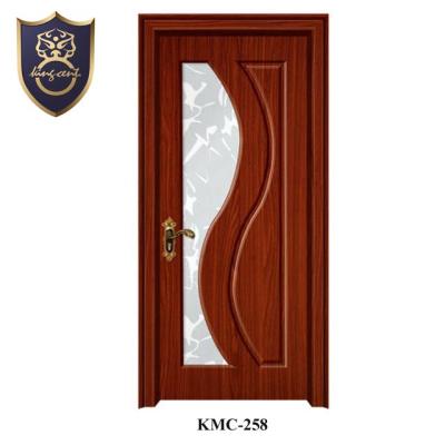 China Romania Moldau Modern Style Interior Exterior PVC Doors Price for sale