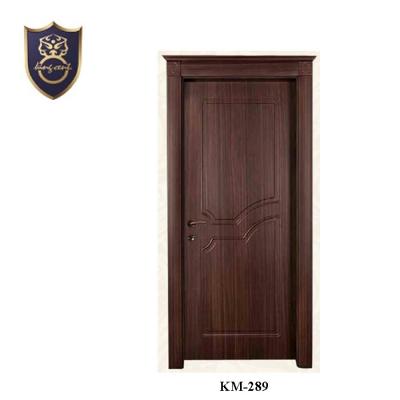 China Turkish Style Waterproof Modern Design MDF PVC Room Wooden Doors for sale